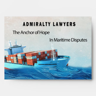 Enveloppe Amirauté : L'Ancre de l'espoir dans les Maritimes