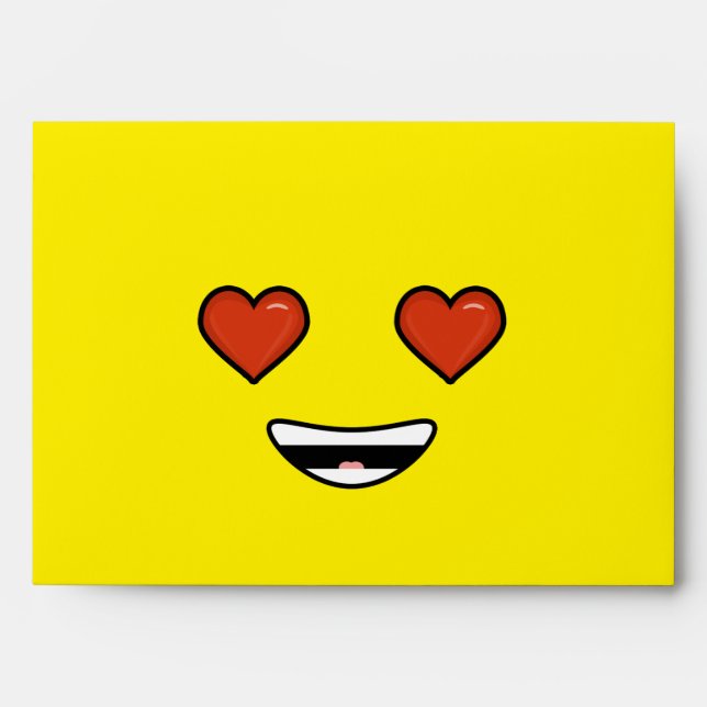 Enveloppe Amour Emoji (Devant)