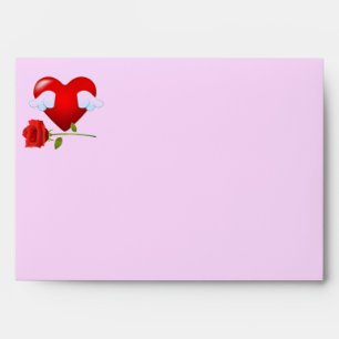 Enveloppe Amour romantique