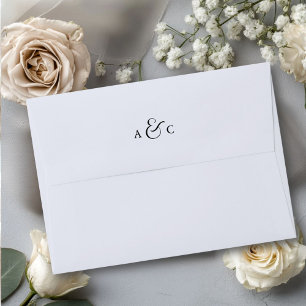 Enveloppe Ampersande Élégante minimale de monogramme