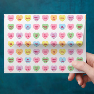 Enveloppe Amusante fille mignonne conversation personnalisée