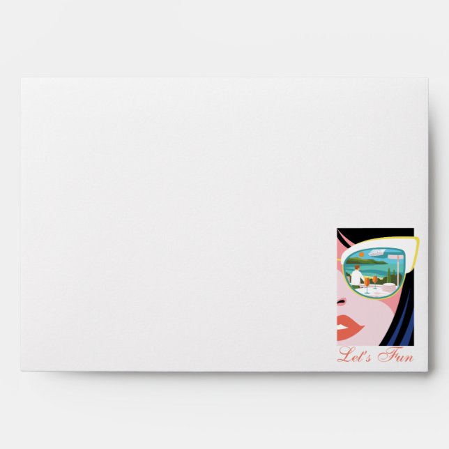 Enveloppe Amusons-nous - Le Lotus Blanc (Devant)