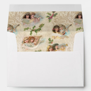 Enveloppe Angels victoriens avec musique, Script & Holly