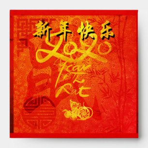 Enveloppe Année du Rat chinois veut S Envelope rouge