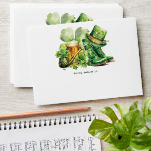 Enveloppe Anniversaire des adultes Saint Patrick