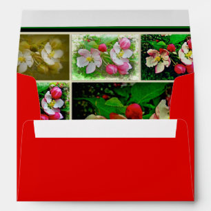 Enveloppe Apple Blossom Collage - Photo numérique améliorée