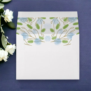 Enveloppe Aquarelle artistique moderne Mariage Linne