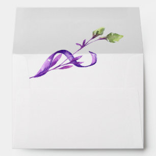 Enveloppe Aquarelle aux bleuets