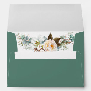 Enveloppe Aquarelle Botanique Floral Mariage
