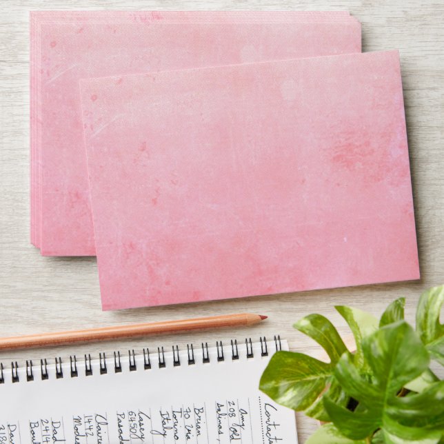 Enveloppe Aquarelle rose élégant (Stacked)