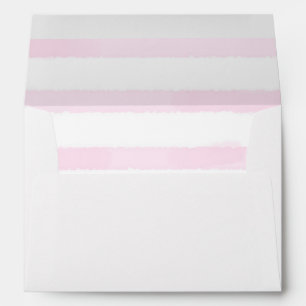 Enveloppe Aquarelle rose pâle