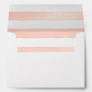 Enveloppe Aquarelle rose simple et minimaliste moderne