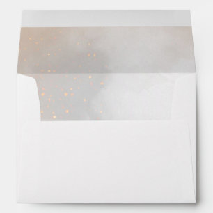 Enveloppe Aquarelle sur la Fête des mariées Nuage 9