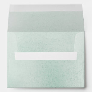 Enveloppe Aquarelle verte douce Texture Envelo minimal