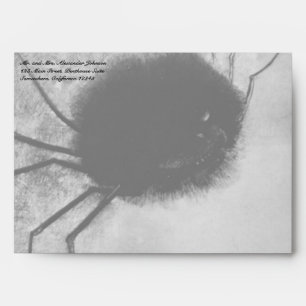 Enveloppe Araignée souriante par Odilon Redon, Halloween Vi