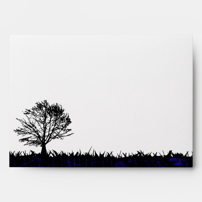 Enveloppe Arbre dans l'enveloppe personnalisée Barre Boisée  (Devant)