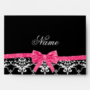 Enveloppe Arc blanc noir nommé fait sur commande de parties