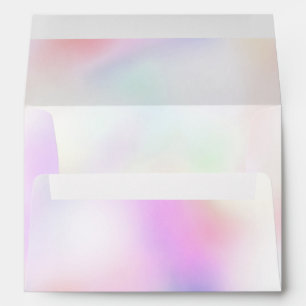 Enveloppe Arc-en-ciel rose de l'Unicorne pourpre