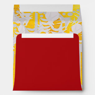 ENVELOPPE ARGENT ET OR~ LES VACANCES DANS CENTRAL PARK! :)