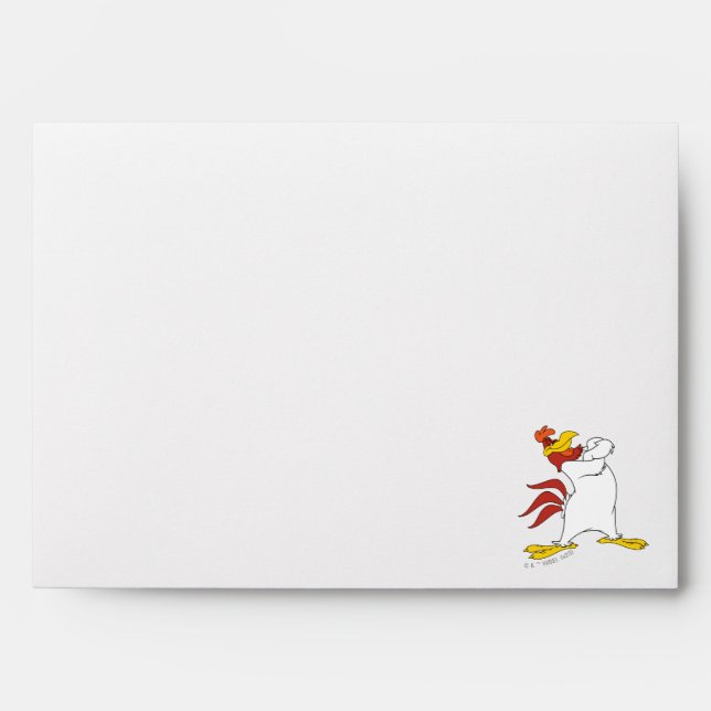 Enveloppe Armoiries de Foghorn Leghorn franchies (Devant)