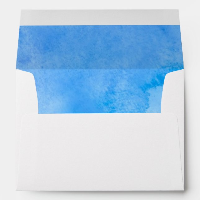 Enveloppe Arrière - plan abstrait d'aquarelle (Dos (Bas))