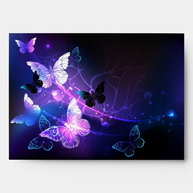 Enveloppe Arrière - plan avec papillons de nuit (Devant)
