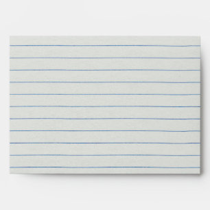 Enveloppe Arrière - plan de papier scolaire linéaire