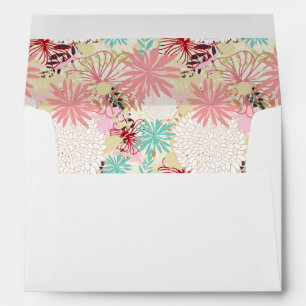 Enveloppe arrière - plan floral 4