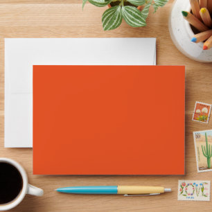 Enveloppe Arrière-plan uni minimaliste orange vif