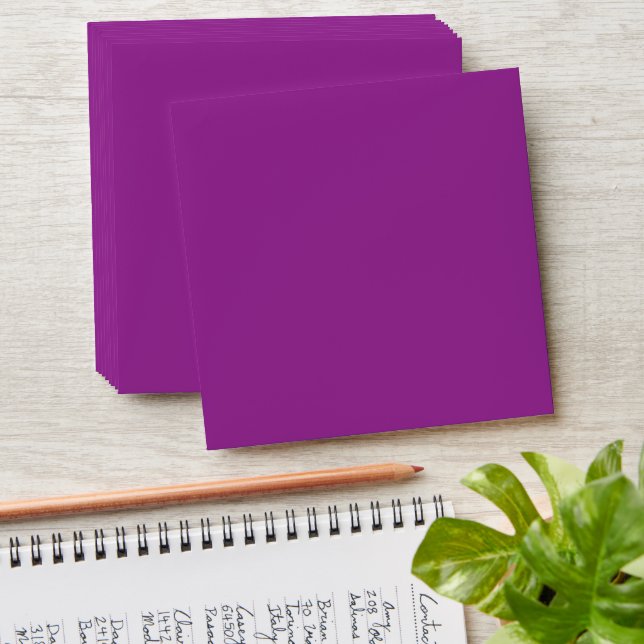 Enveloppe arrière - plan violet avec bordure blanche (Stacked)