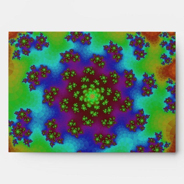 Enveloppe Arrosage floral d'automne (Devant)