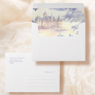 Enveloppe Art de toile de Jouy