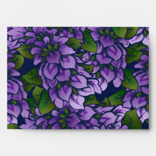 Enveloppe Art Lilac aux fleurs violettes