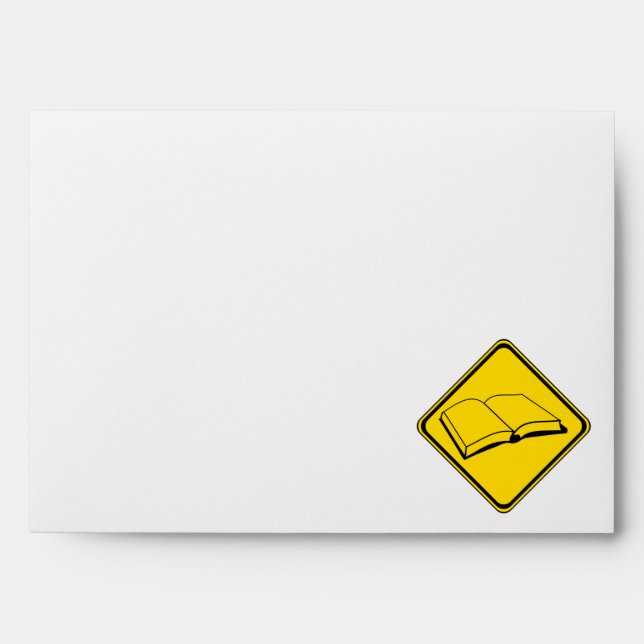 Enveloppe Attention : Livres ! (Devant)