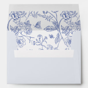 Enveloppe AURELIA Chinoiserie Victorian Floral Toile Mariage