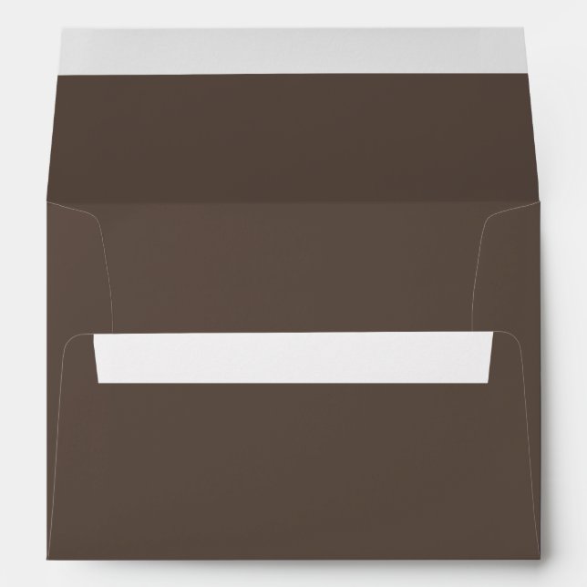 Enveloppe Automne Automne Feuilles Botanique Feuillage Brown (Dos (Bas))