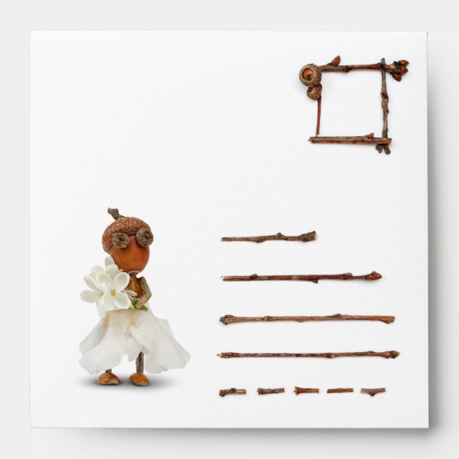 Enveloppe avec elfes de cor (Devant)