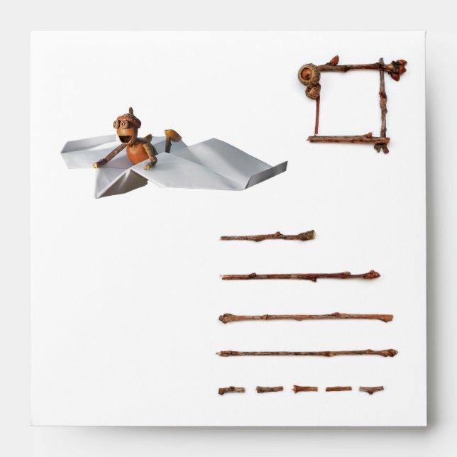 Enveloppe avec elfes de cor (Devant)