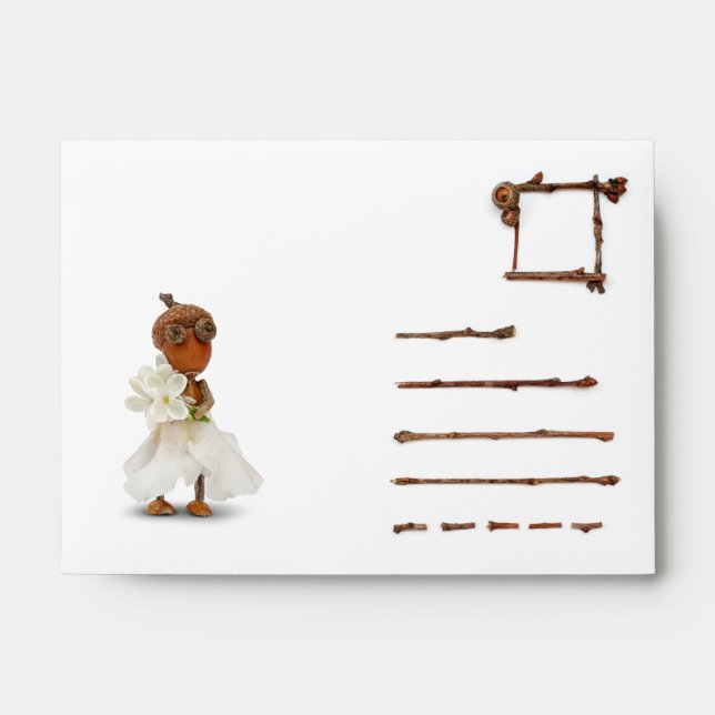 Enveloppe avec elfes de cor (Devant)