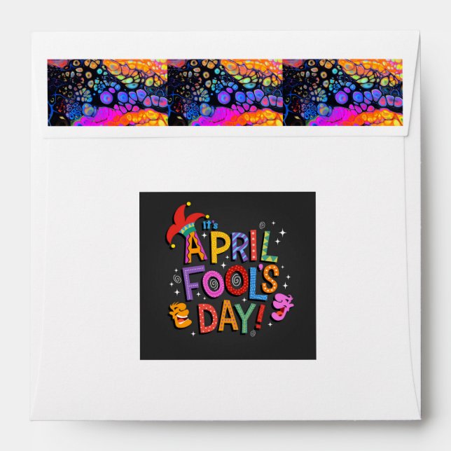 Enveloppe Avril Fool's Day Envelope (Dos (Haut rabat))
