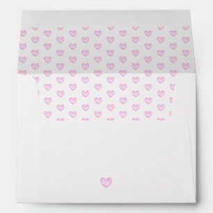 Enveloppe baby shower aquarelle