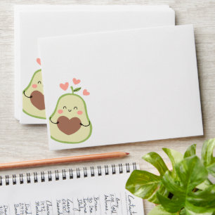Enveloppe Baby shower Avocado, Cute Avocado