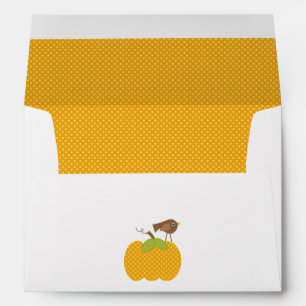 Enveloppe Baby shower d'automne