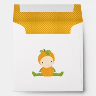 Enveloppe Baby shower d'automne