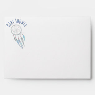 Enveloppe Baby shower de dragueurs de la tribu Boho