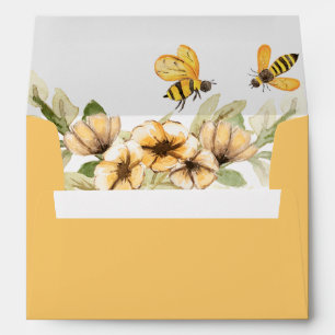 Enveloppe Baby shower Honeypeb Bumblebee personnalisable
