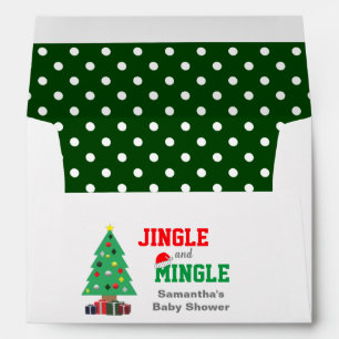 Enveloppe Baby shower Jingle Et Mingle