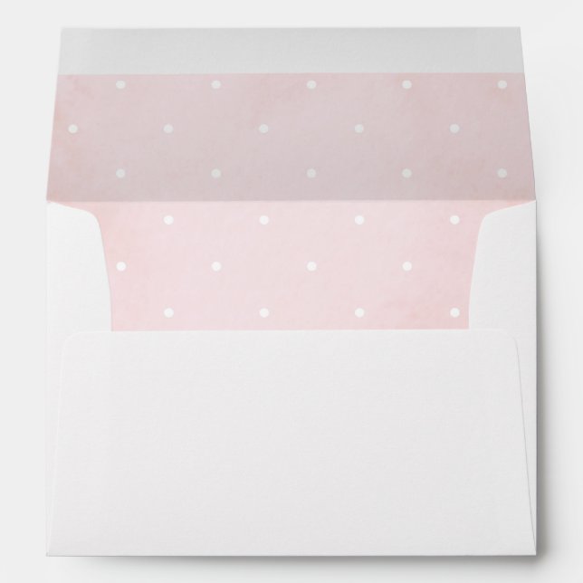 Enveloppe Baby shower minimaliste simple éléphant Diaper Enc (Dos (Bas))