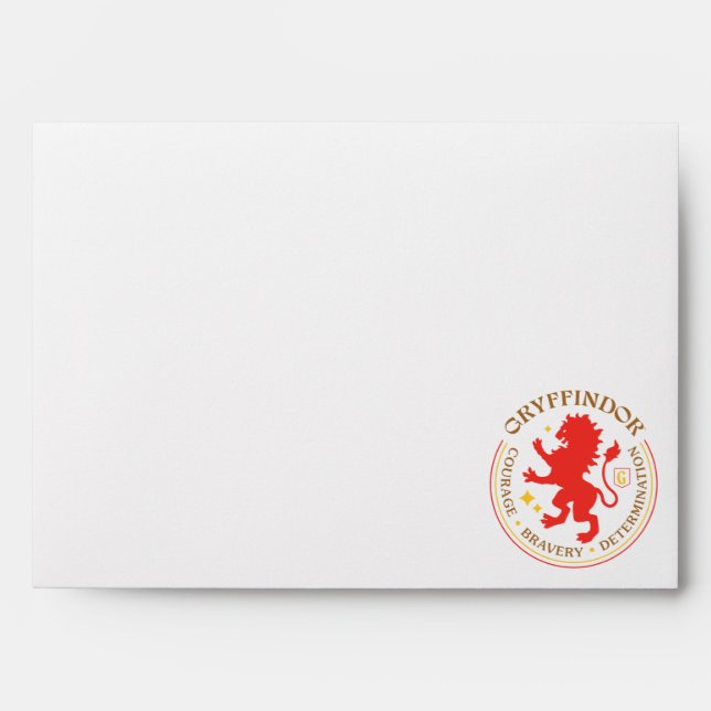 Enveloppe Badge de la Fierté de la maison de lion rouge GRYF (Devant)