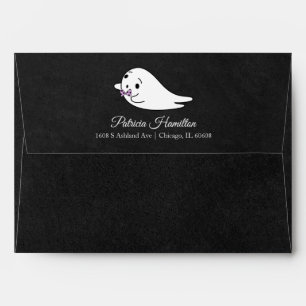 Enveloppe Bain de bébé fantôme adorable pour Halloween